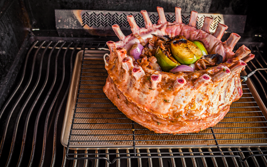 recipe Blog - Crown Roast Pork - grill