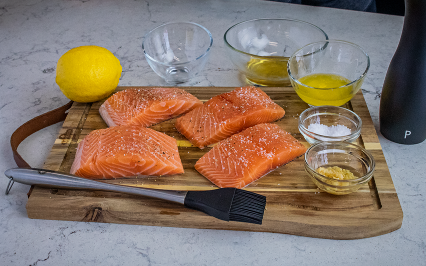 Recipe Blog - Honey Garlic Butter Salmon - Ingredients