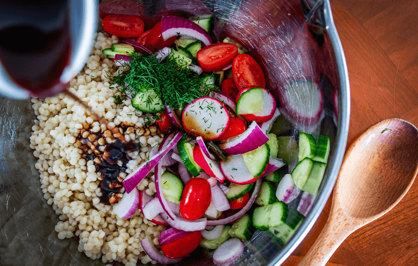Recipe Blog - Lebanese Couscous Salad - dressing