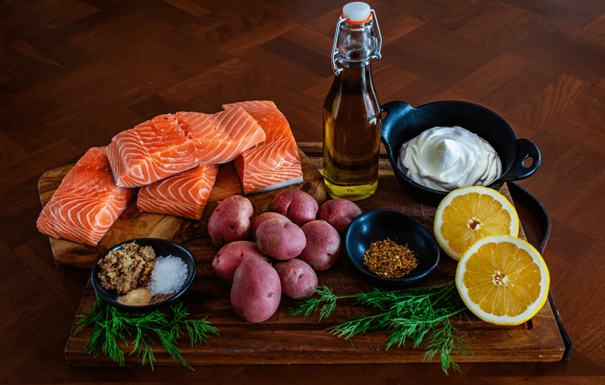 Recipe Blog - Salmon with Dill Sauce - Ingredients