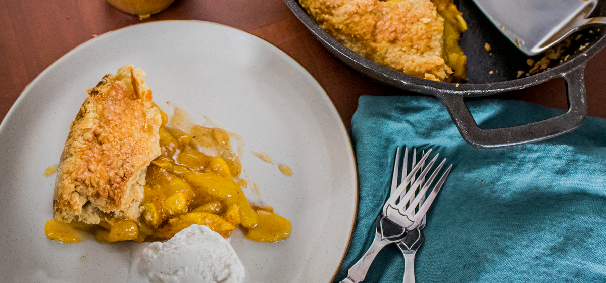 Recipe Blog - Feature - Rustic Peach Pie