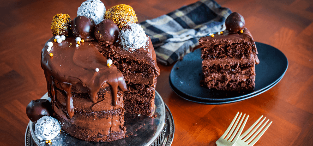 Dark Chocolate Cake - Fresh April Flours