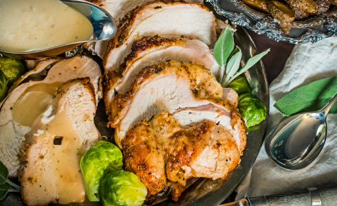 Recipe Blog - Feature - Rotisserie Turkey & Potatoes