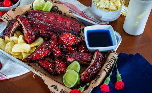 Recipe Blog - Red White & Blue Ribs N Wings - Feature