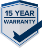 15 Year Warranty